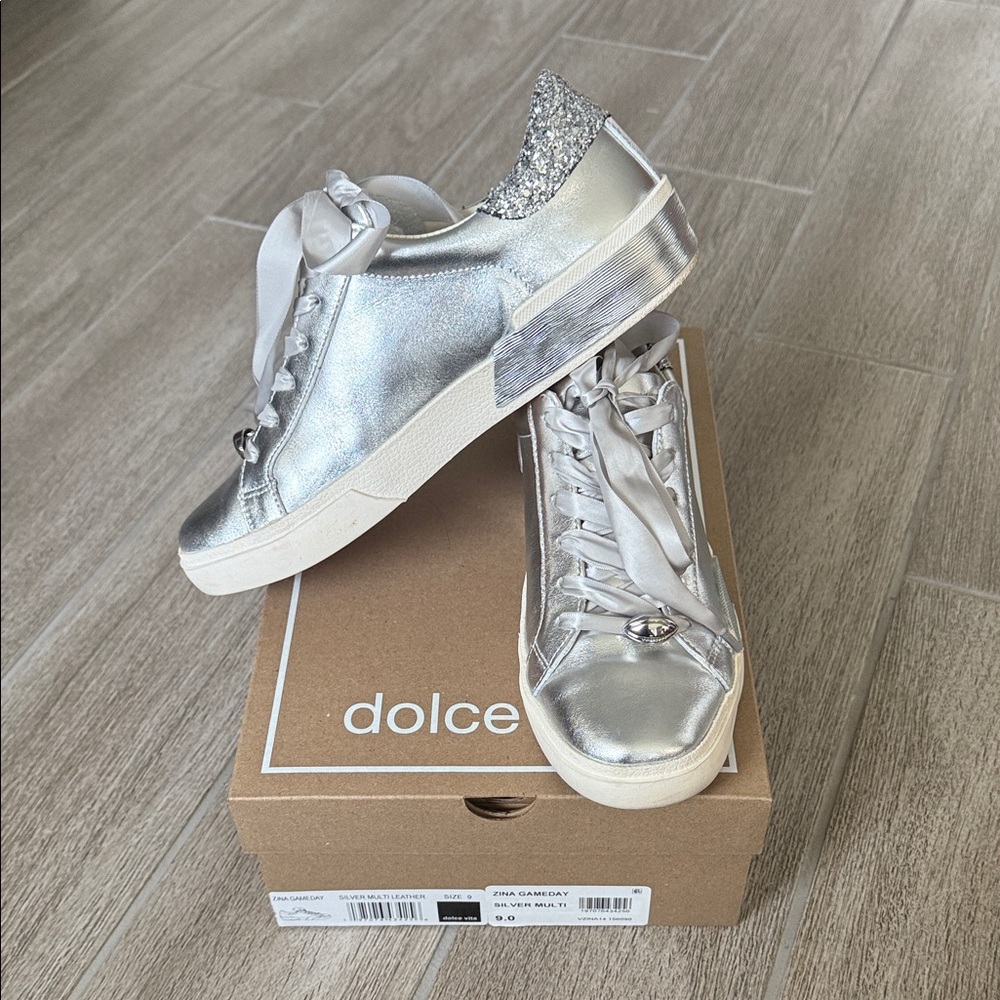 Dolce Vita Metallic Zina Gameday Sneakers